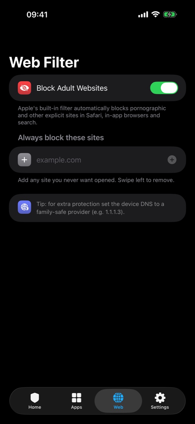 Web filter